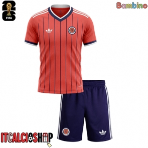 Scozia Seconda Maglia Bambino Mondiali 2026 Manica Corta (+ Pantaloni corti)